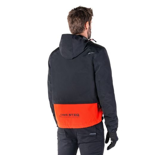 BUNDA MOOTANT WATERPROOF PARKA, ALPINESTARS (ČERNÁ/ORANŽOVÁ FLUO) 2026