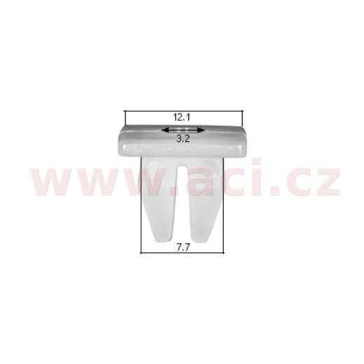 PLASTOVÁ PŘÍCHYTKA S VNITŘNÍM ZÁVITEM (SADA 10 KS)