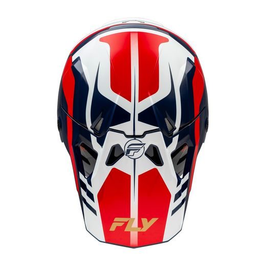 PRILBA FORMULA CP, FLY RACING - USA (ČERVENÁ/BÍLÁ/MODRÁ)