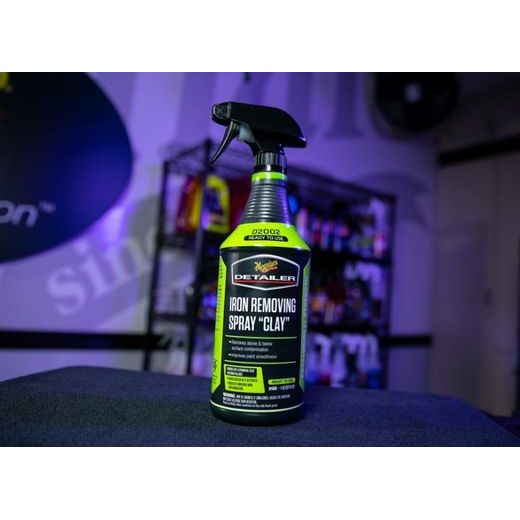MEGUIAR'S IRON REMOVING SPRAY "CLAY" - PRÍPRAVOK PRE CHEMICKOU DEKONTAMINACI LAKU A DALŠÍCH POVRCHOV, 946 ML