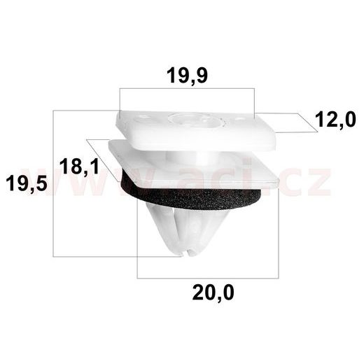 PLASTOVÁ PŘÍCHYTKA (SADA 5 KS)