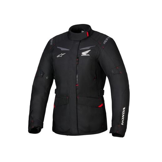 BUNDA STELLA ST-1 WATERPROOF HONDA KOLEKCE, ALPINESTARS, DÁMSKA (ČERNÁ/ČERVENÁ) 2026