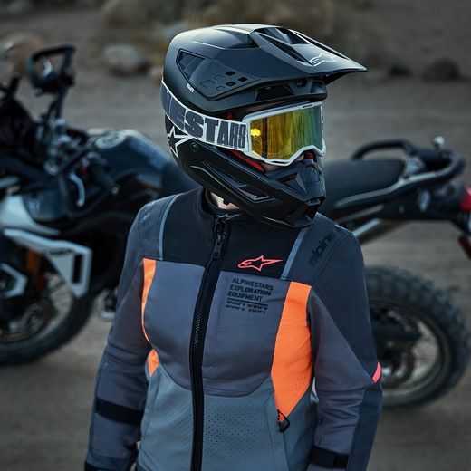 BUNDA STELLA ST-2 AIR, ALPINESTARS, DÁMSKA (ŠEDÁ/TMAVĚ ŠEDÁ/KORÁLOVÁ FLUO) 2026