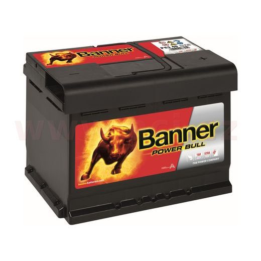 63AH BATÉRIA 620A, PRAVÁ BANNER POWER BULL 241X175X190