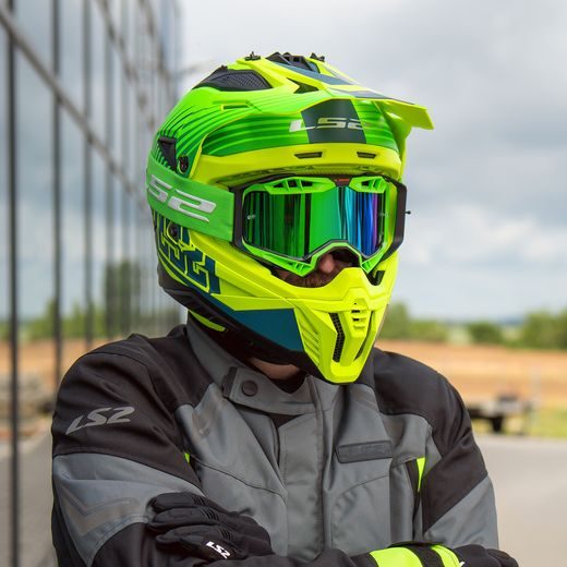 LS2 MX708 FAST II DUCK M.H-V GREEN H-V YELL.-06