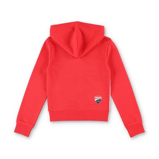 MIKINA DUCATI CORSE DETSKÁ (ČERVENÁ,BÍLÁ)