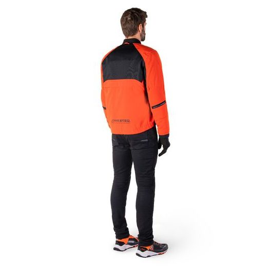 BUNDA MOOTANT WATERPROOF PARKA, ALPINESTARS (ČERNÁ/ORANŽOVÁ FLUO) 2026
