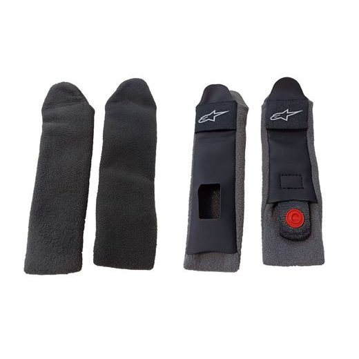POLSTROVANÉ KRYTY REMIENKA ZAPÍNÁNÍ PRE PRILBY SUPERTECH R10, ALPINESTARS (1 PÁR)