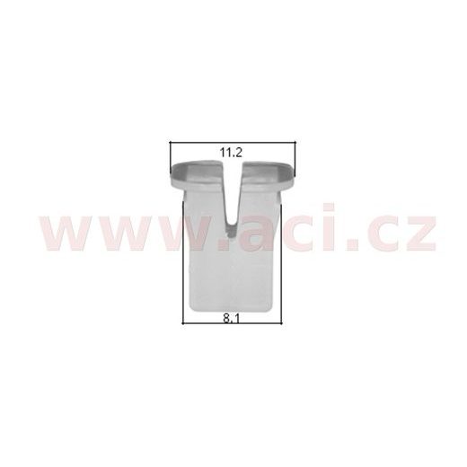 PLASTOVÁ PŘÍCHYTKA S VNITŘNÍM ZÁVITEM (SADA 10 KS)