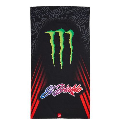 NÁKRČNÍK FQ20 MONSTER KOLEKCE, ALPINESTARS (ČERNÁ/ČERVENÁ FLUO/MODRÁ/ZELENÁ) 2026