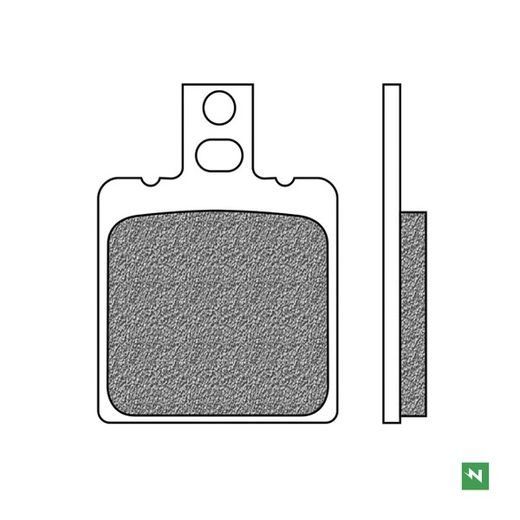 BRZDOVÉ DOŠTIČKY, NEWFREN (ZMES ROAD TOURING SINTERED) 2 KS V BALENIE