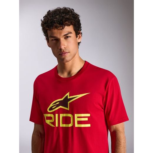 TRIKO RIDE 4.0 CSF, ALPINESTARS (ČERVENÁ/ŽLUTÁ FLUO/ČERNÁ)