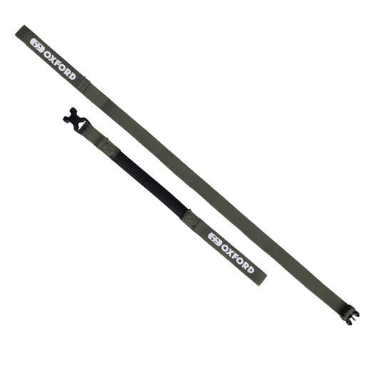 ZAVAZADLOVÉ POPRUHY ATLAS B-CLIP, 2 KS, OXFORD (ZELENÁ, 17MM X 2M)