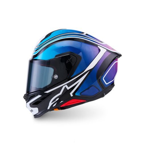 PRILBA S-R7 ZEAL, ALPINESTARS (ČERNÁ/MODRÁ/RŮŽOVÁ FLUO/BÍLÁ) 2026