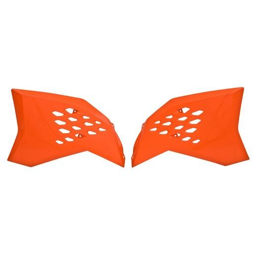 SPOJLERY CHLADIČA KTM, RTECH (ORANŽOVÉ, PÁR)