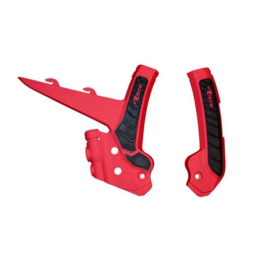 PROTEKTORY RÁMU GAS GAS, RTECH (SADA, ČERVENO-ČERNÉ)