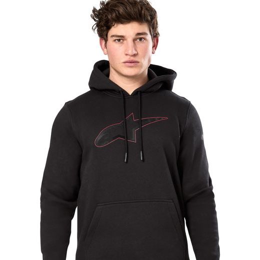 MIKINA INSIGNIA HOODIE, ALPINESTARS (ČIERNA)