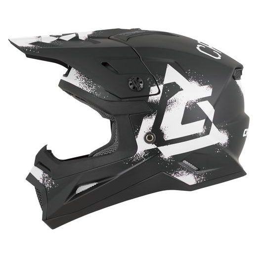 PRILBA CROSS CUP 2 CREW JUNIOR, CASSIDA, DETSKÁ (ČIERNA MATNÁ/BÍLÁ) 2026