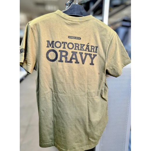 TRIČKO MOTORKÁRI ORAVY, PÁNSKE KHAKI