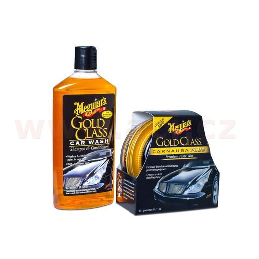 MEGUIAR'S ZÁKLADNÉ SADA AUTOKOSMETIKY PRE UMÝVANIE A OCHRANU LAKU GOLD CLASS WASH &AMP; WAX KIT SADA