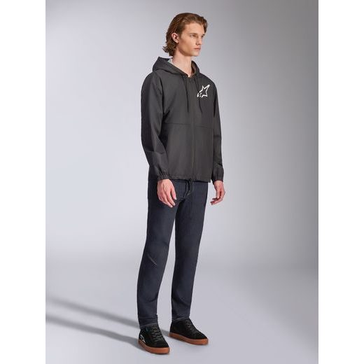 BUNDA SPEEDER CHROMIUM WINDBREAKER, ALPINESTARS (ČERNÁ/BÍLÁ)