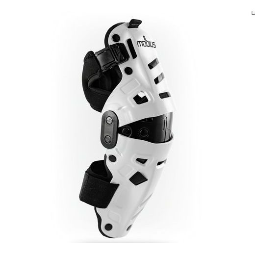 KOLENNÍ ORTÉZY X8H HYBRID SADA L/P, MOBIUS - USA (BÍLÁ/ČERNÁ)