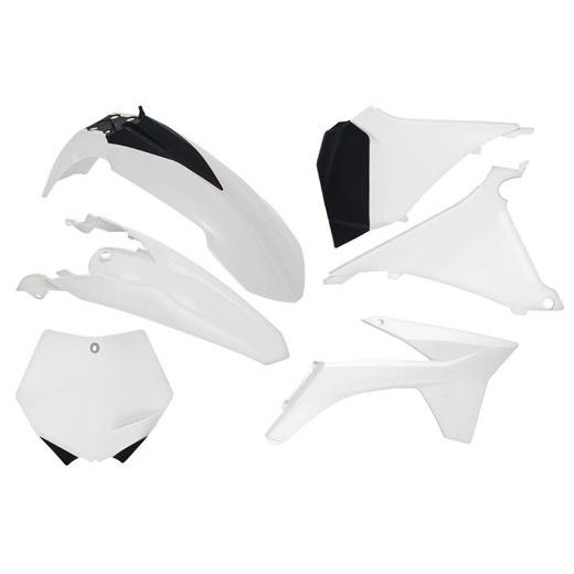 SADA PLASTOV KTM, RTECH (BIELA, 6 DIELOV)