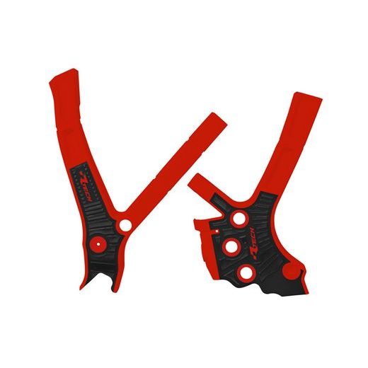 PROTEKTORY RÁMU FANTIC, RTECH (SADA, ČERVENO-ČERNÉ)