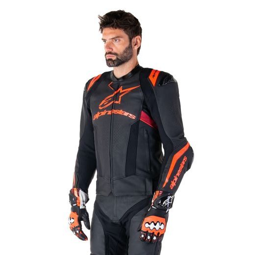 BUNDA MISSILE 3 IGNITION, ALPINESTARS (ČERNÁ/ČERVENÁ FLUO/TMAVĚ ČERVENÁ) 2026