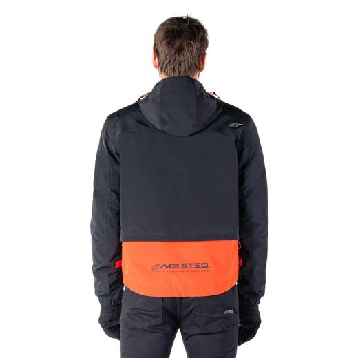 BUNDA MOOTANT WATERPROOF PARKA, ALPINESTARS (ČERNÁ/ORANŽOVÁ FLUO) 2026