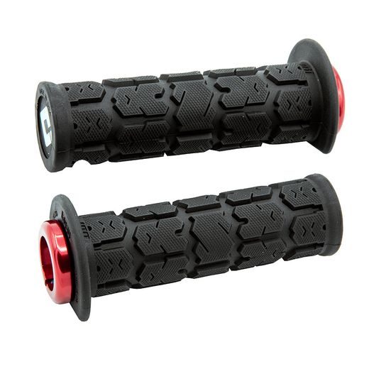 ODI GRIPS ROGUE ATV LOCK-ON V2.1, 125 MM, BLACK/RED CLAMPS