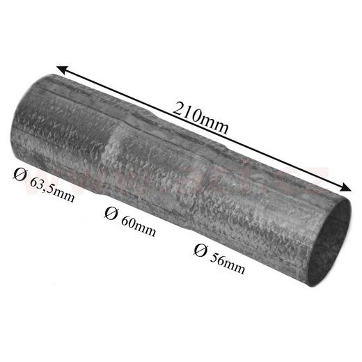 PŘECHODOVÝ DÍL PRO VNĚJŠÍ PRŮMĚRY 63,5-60-56 MM FENNO