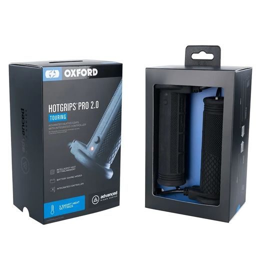 VYHRIEVANÉ GRIPY HOTGRIPS PRE 2.0 TOURING, OXFORD (INTEGROVANÉ OVLÁDANIE)