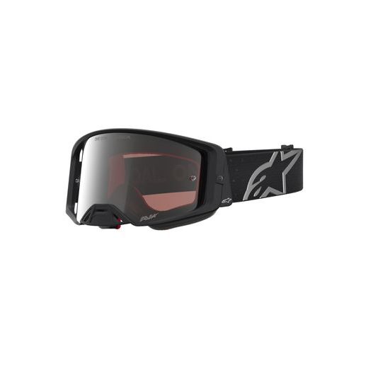 OKULIARE SUPERTECH VESTA, ALPINESTARS (ČIERNA MATNÁ/STŘÍBRNÁ, ZRKADLOVÉ STRIEBORNÉ PLEXI) 2027