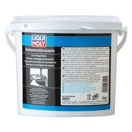 LIQUI MOLY BIELA PASTA NA MONTÁŽ PNEUMATÍK, 5 KG