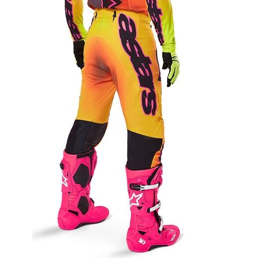 NOHAVICE SUPERTECH LIPAN, ALPINESTARS (ŽLUTÁ/RŮŽOVÁ) 2025