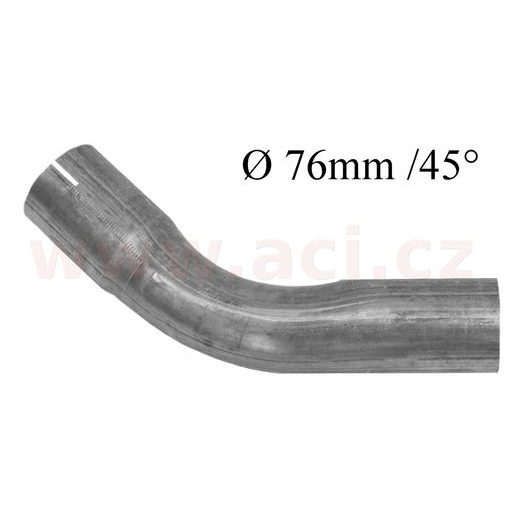 UNIVERZÁLNÍ KOLENO VÝFUKU P8544 PRŮMĚR 76/45 FENNO