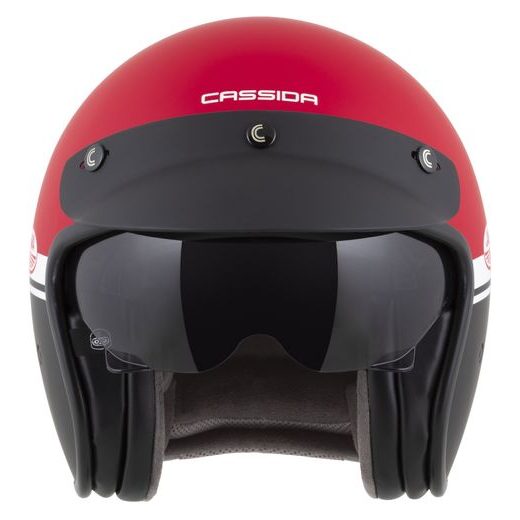 PRILBA OXYGEN 2.0 JAWA OHC, CASSIDA (ČERVENÁ MATNÁ/ČERNÁ/BÍLÁ) 2026