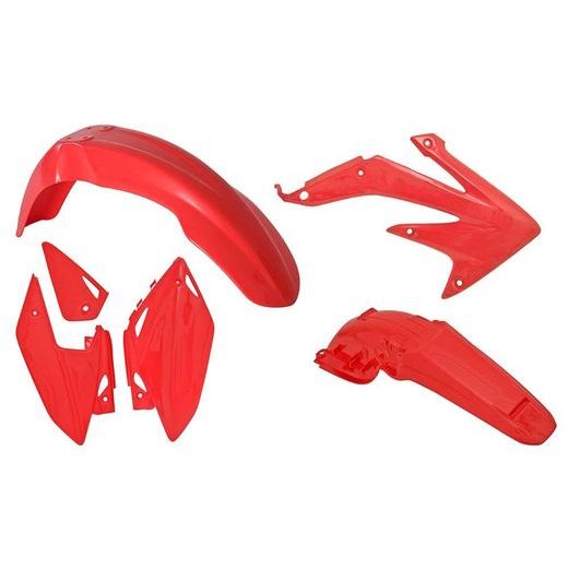 SADA PLASTOV HONDA, RTECH (ČERVENÁ, 4 DIELY)