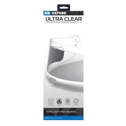 FÓLIE NA PLEXI ULTRA CLEAR SHIELD ANTIFOG, OXFORD (ČÍRA, FÓLIE PROTI ZAHMLENIE)