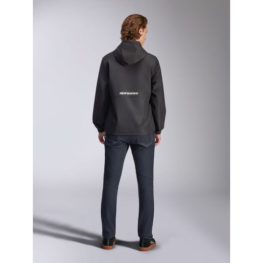 BUNDA SPEEDER CHROMIUM WINDBREAKER, ALPINESTARS (ČERNÁ/BÍLÁ)