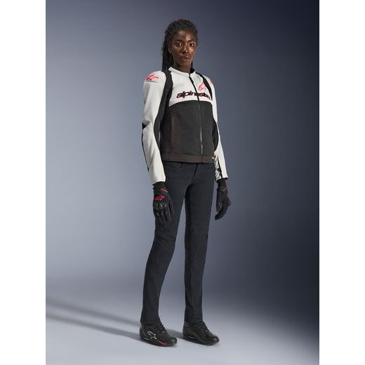 BUNDA STELLA SMX AIR, ALPINESTARS (SVETLE ŠEDÁ/ČERNÁ/RŮŽOVÁ) 2026