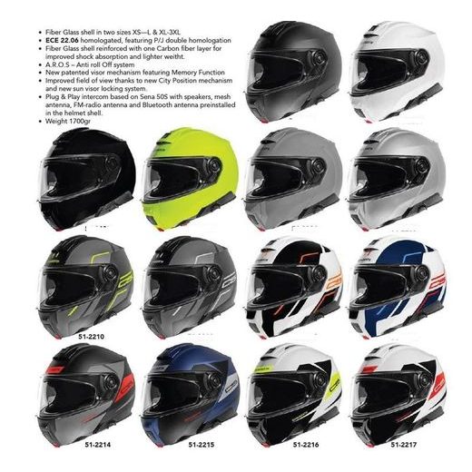 SCHUBERTH PRILBA C5 FLUO ŽLTÁ