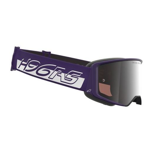 OKULIARE SUPERTECH VISION HUNTA96 XXV, ALPINESTARS (FIALOVÁ/BÍLÁ, ZRKADLOVÉ STRIEBORNÉ PLEXI) 2026