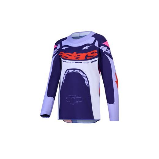 DRES SUPERTECH DYNA YOUTH, ALPINESTARS, DETSKÉ (SVETLE FIALOVÁ/MODRÁ/RŮŽOVÁ/BÍLÁ) 2027