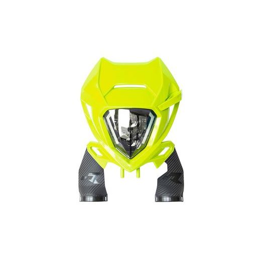 PREDNÉ MASKA S LED SVETLOM BETA, RTECH (NEON ŽLTÁ)