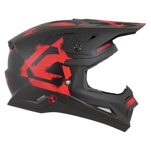 PRILBA CROSS CUP 2 CREW, CASSIDA (ČIERNA MATNÁ/ČERVENÁ) 2026