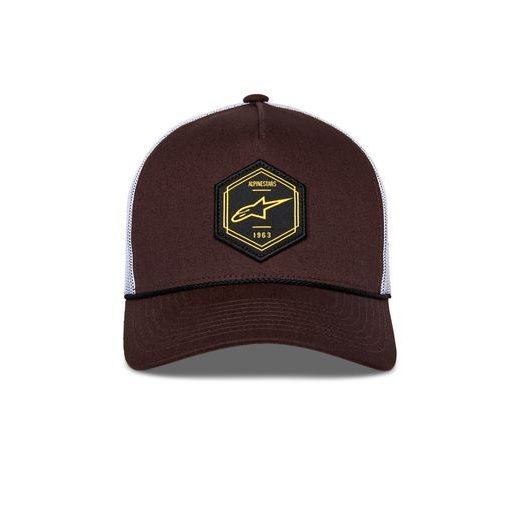 ŠILTOVKA HEXEON TRUCKER, ALPINESTARS (HNĚDÁ/BÍLÁ)