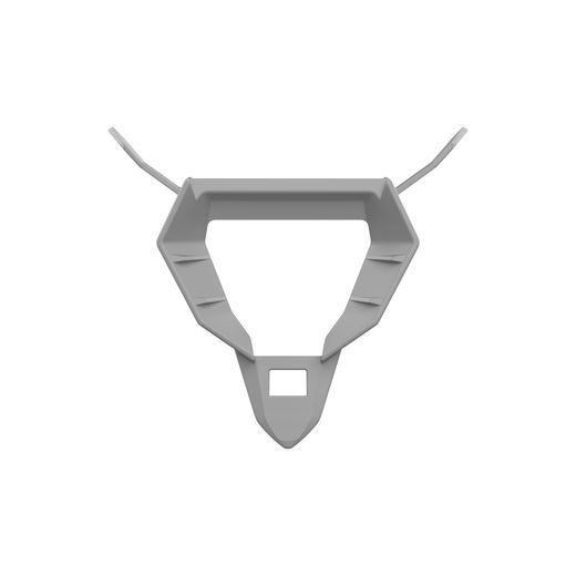 ZÁKLAD (RÁM) BRADOVÉ VENTILÁCIA PRE PRILBU TWIST 3, AIROH (DIZZY - ŠEDÝ MATNÝ)