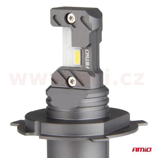 LED H4/H19 60W - BÍLÁ (PATICE P43T) SADA 2 KS